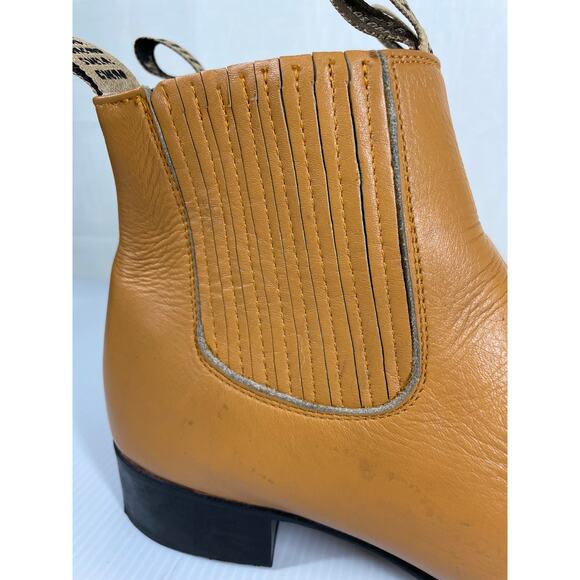 D'ALEX Leather Chelsea Boot Size 7 Western Cowboy Casual Pull On Fall - Picture 7 of 14